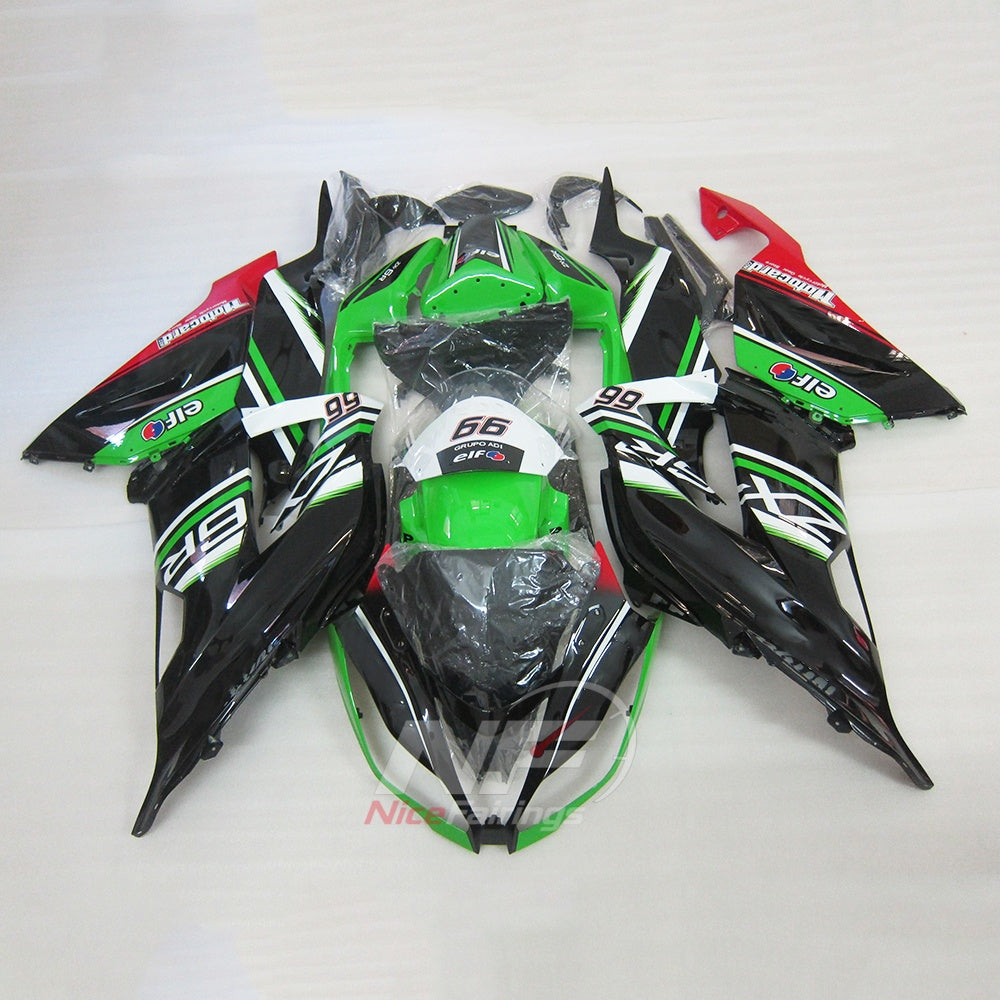 Painted Injection-Molded Fairings Compatible with KAWASAKI ZX6R 2013-2018 | NiceFairings - paint design NO.4 option image