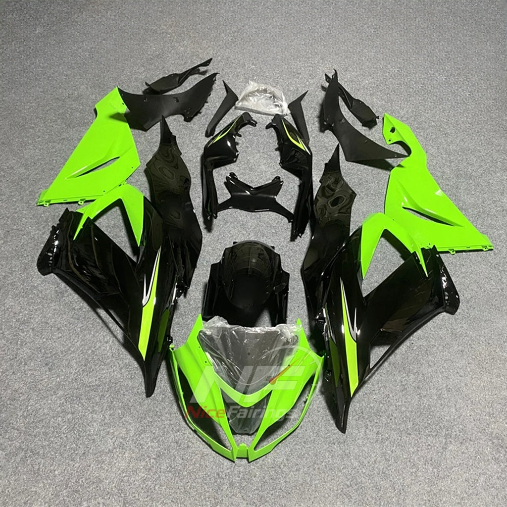 Painted Injection-Molded Fairings Compatible with KAWASAKI ZX6R 2013-2018 | NiceFairings - paint design NO.7 option image