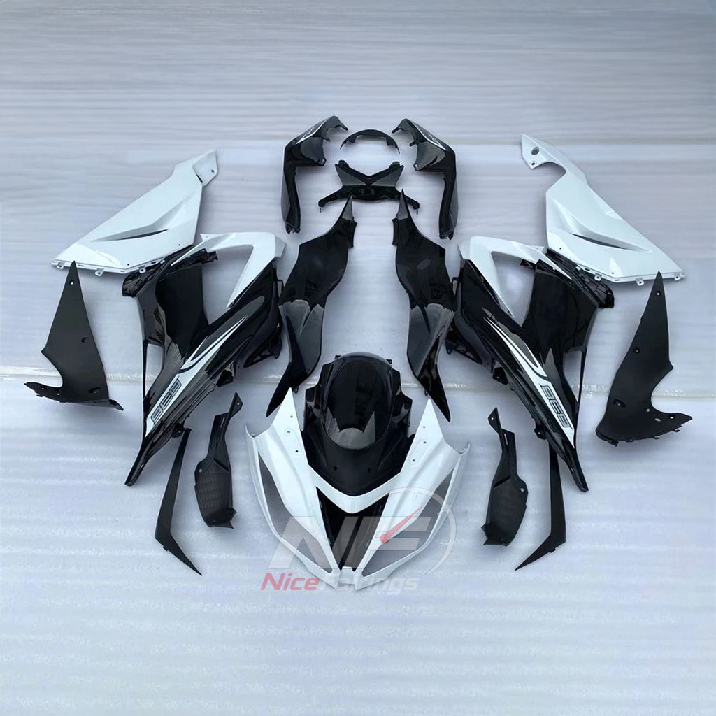 ABS Cowling Panels Compatible with 2013-2018 KAWASAKI ZX6R | NiceFairings - paint design NO.8 option image