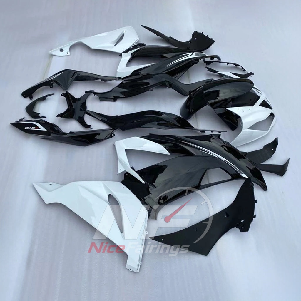 Custom-Painted Injection-Molded Bodywork Set Fits 2013-2018 KAWASAKI ZX6R | NiceFairings - front angle image