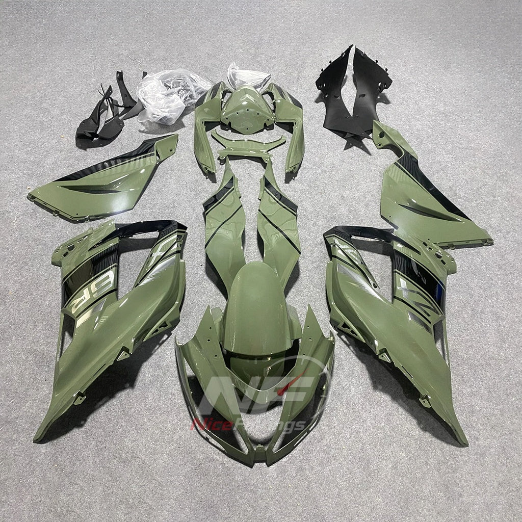 Painted Sportbike Fairing Set Fits KAWASAKI ZX6R 2013-2018 | NiceFairings - paint design NO.3 option image