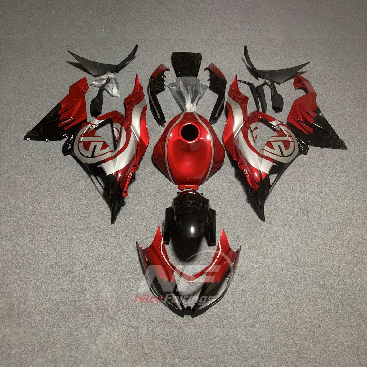 Aftermarket ABS Plastic Fairing Set Fits 2013-2018 KAWASAKI ZX6R | NiceFairings - main product image