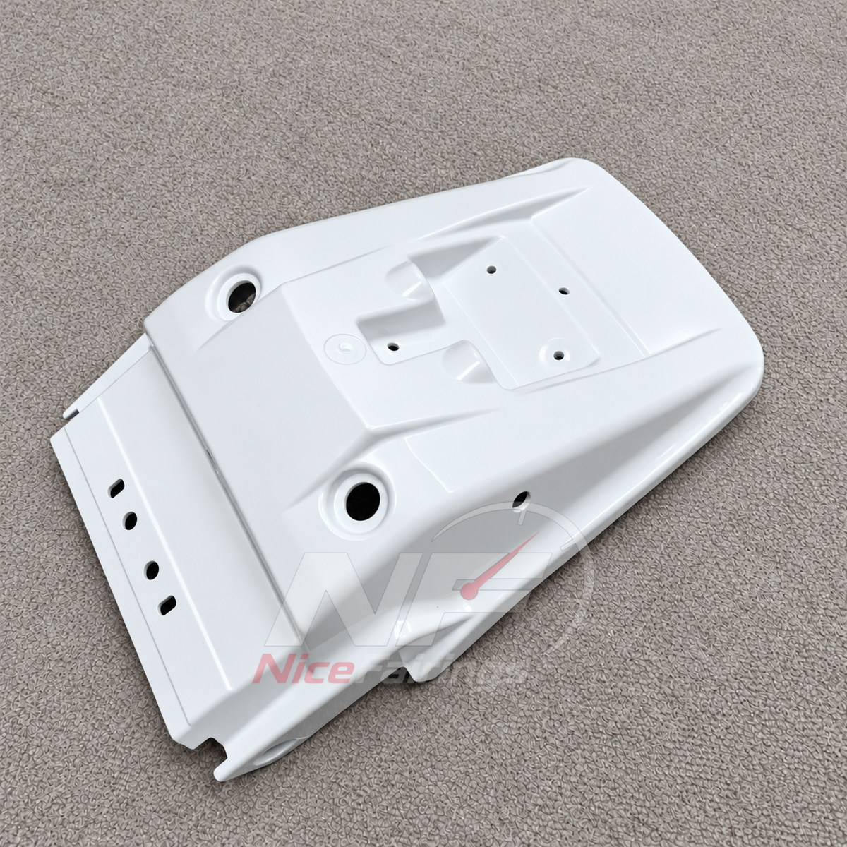 Replacement Fairings Fit 1991-1994 KAWASAKI KLE500 - Injection-Molded ABS Plastic - Black White | NiceFairings - additional angle image