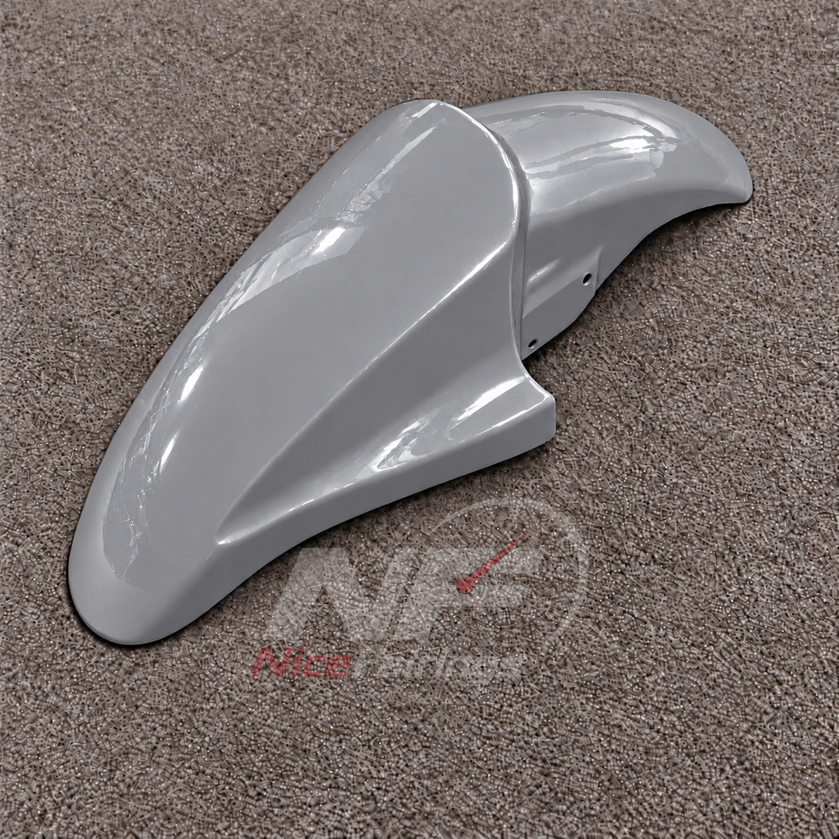 Motorcycle Fairings Fit 1991-1994 KAWASAKI KLE500 - Injection-Molded ABS Plastic - Silver Gray | NiceFairings - detail angle image