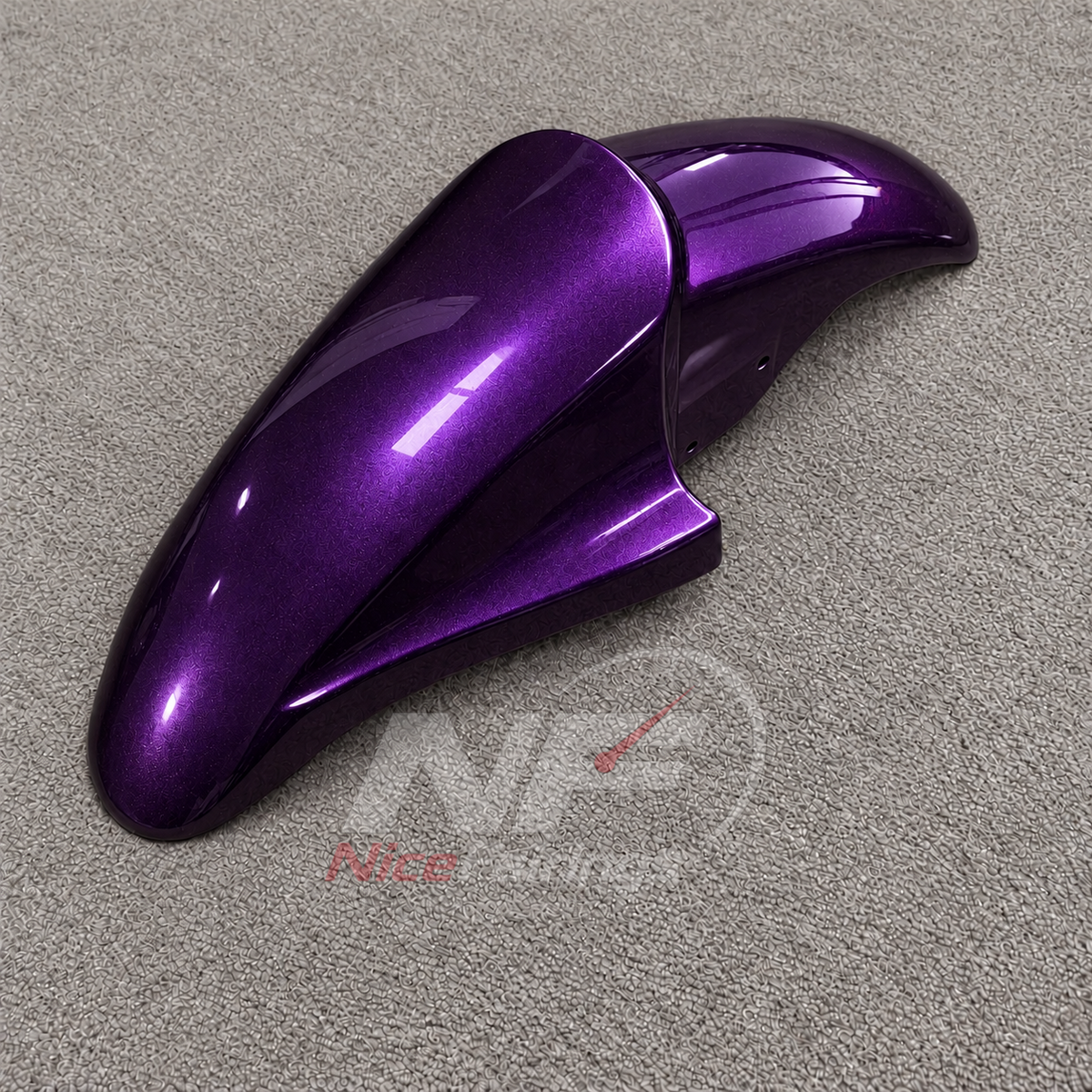 Custom Fairings Fit 1991-1994 KAWASAKI KLE500 - Injection-Molded ABS Plastic - Metallic Purple | NiceFairings - additional angle image