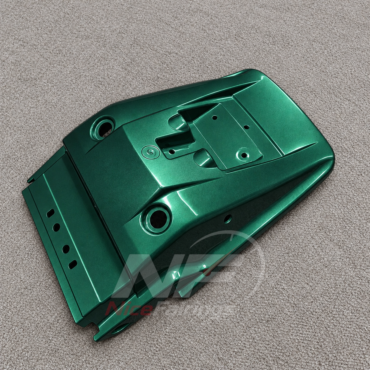 Replacement Fairings Fit 2005-2008 KAWASAKI KLE500 - Injection-Molded ABS Plastic - Dark Green | NiceFairings - side angle image