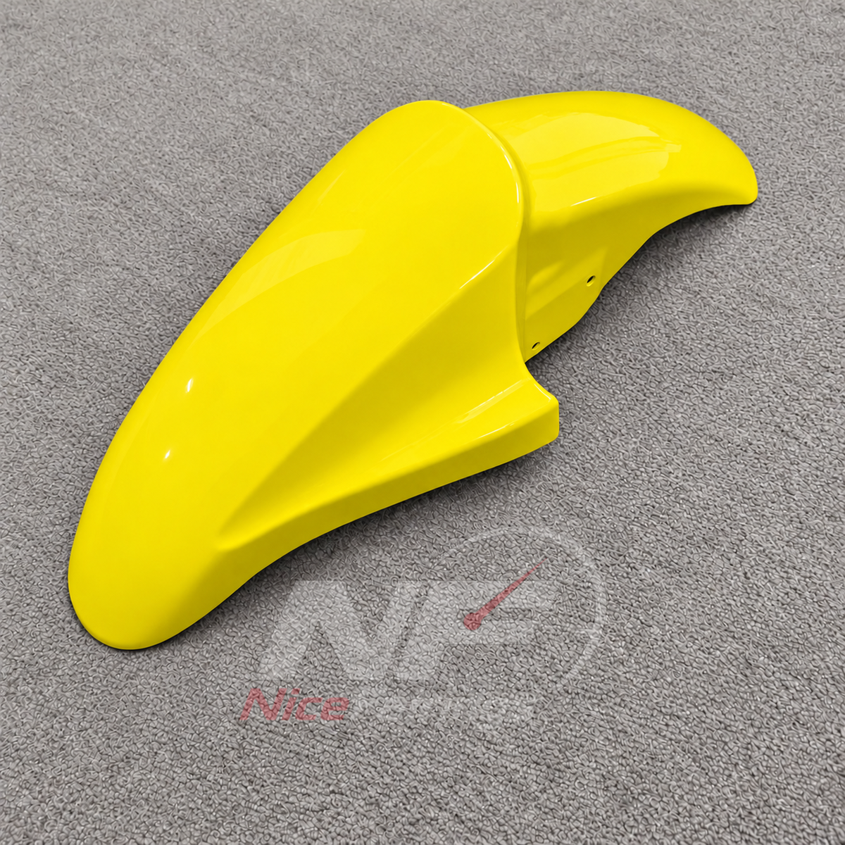 Injection-Molded Fairing Kit Fits 2005-2008 KAWASAKI KLE500 - ABS Plastic Bodywork - Yellow | NiceFairings - side angle image