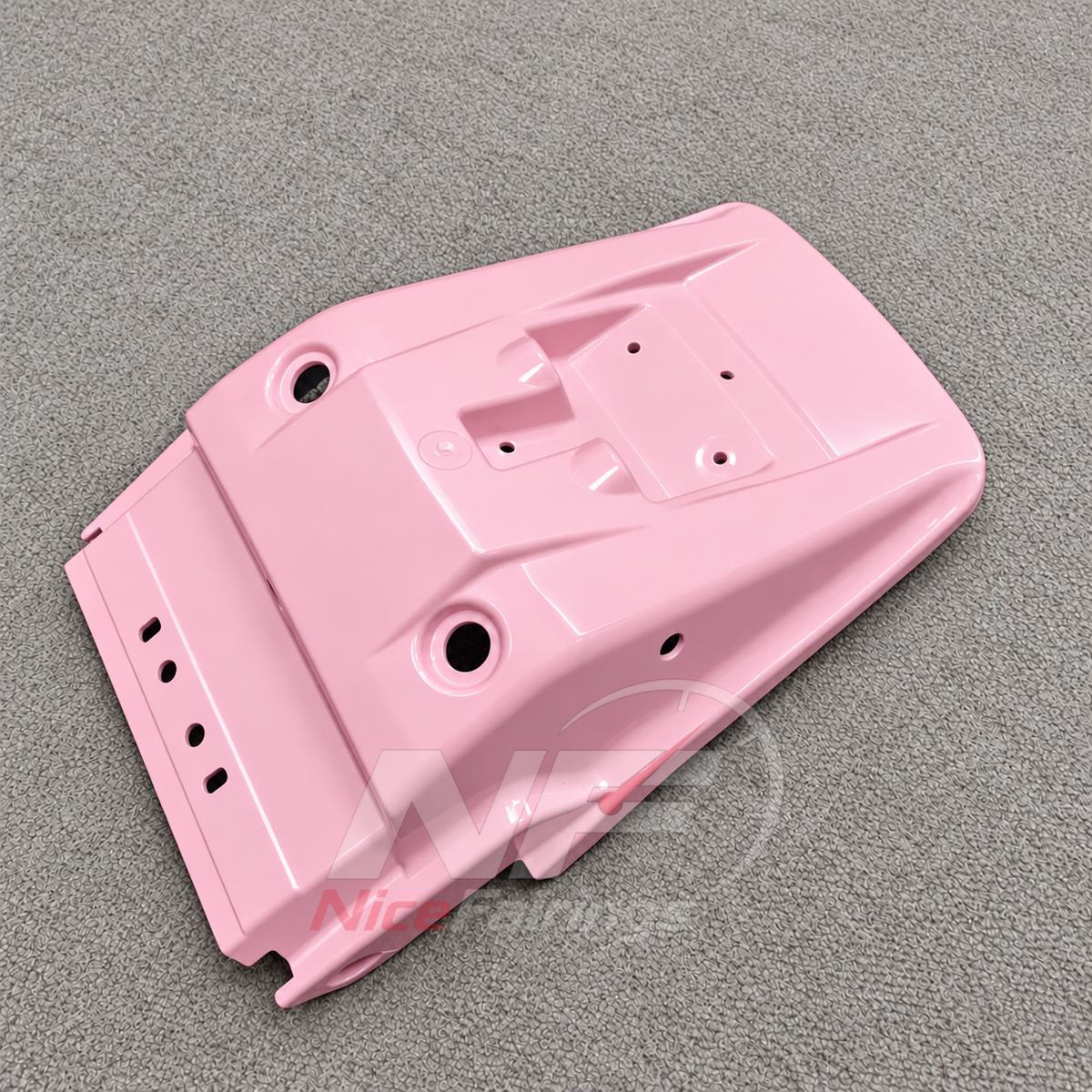 Fairing Kit Fits 2005-2008 KAWASAKI KLE500 - Injection-Molded ABS Plastic - Pink | NiceFairings - side angle image