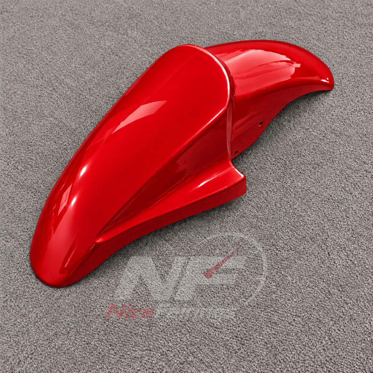 Injection-Molded Fairing Kit Fits 2005-2008 KAWASAKI KLE500 - ABS Plastic Bodywork - Red | NiceFairings - side angle image