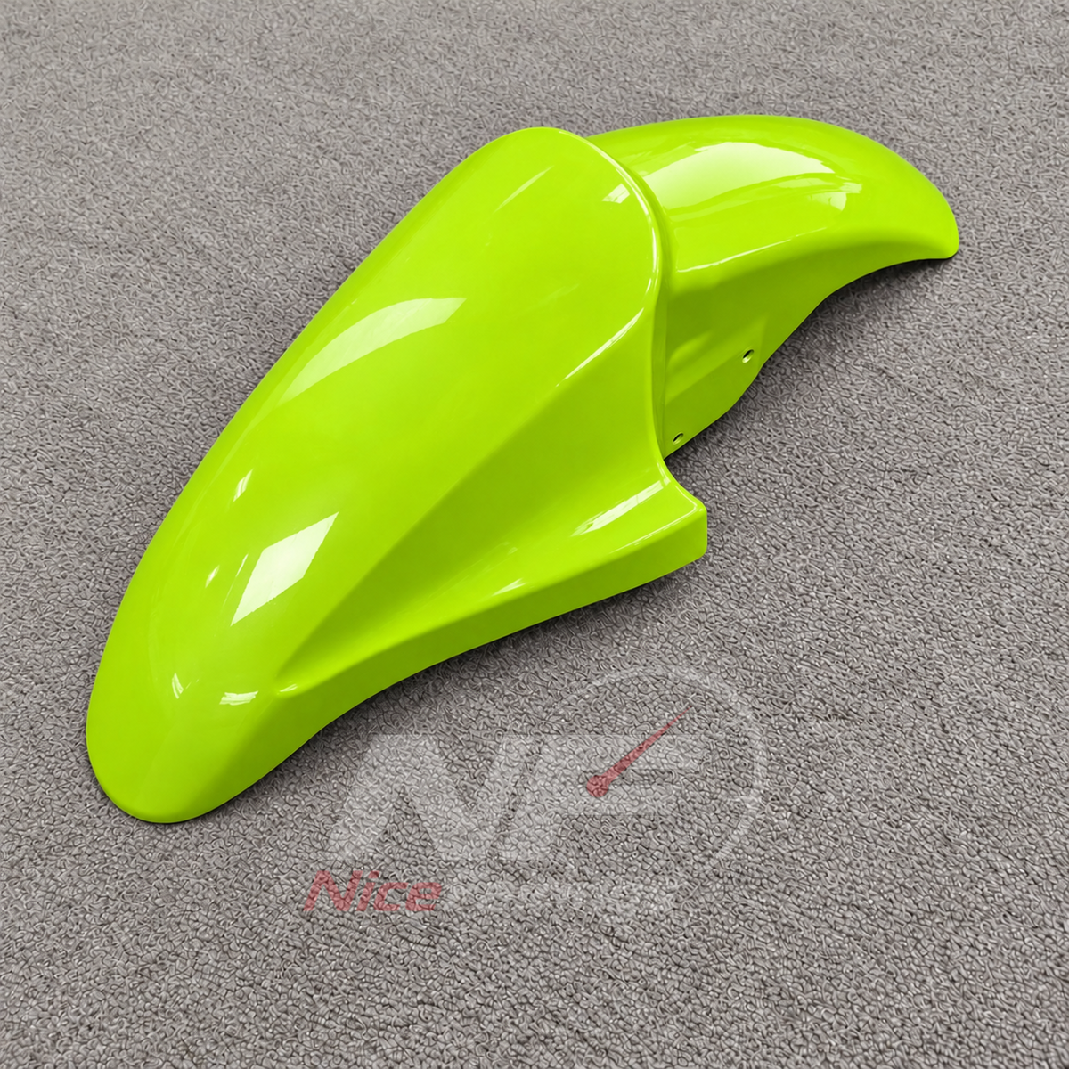 Fairing Kit Fits 2005-2008 KAWASAKI KLE500 - Injection-Molded ABS Plastic - Lime Green | NiceFairings - front angle image