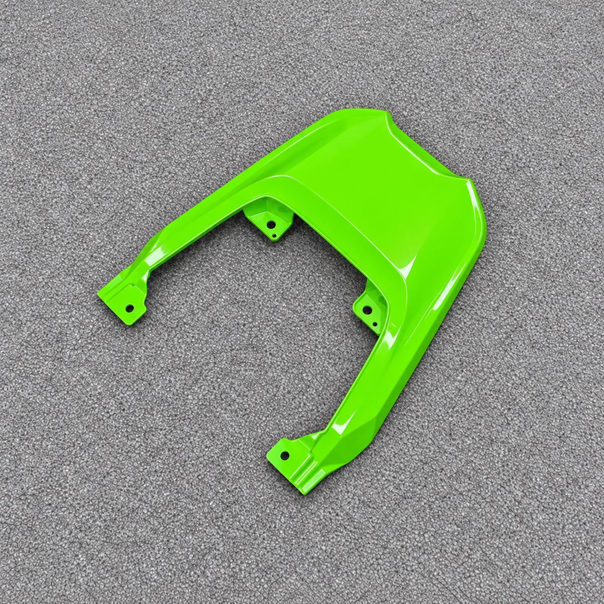 Fairing Kit Fits 2026-2027 KAWASAKI KLE500 - ABS Plastic Bodywork - Lime Green | NiceFairings - rear angle image