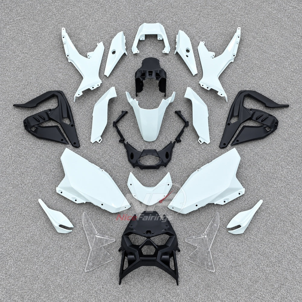 Replacement Fairings Fit 2026-2027 KAWASAKI KLE500 - Custom-Painted ABS Bodywork - Burgundy Red | NiceFairings - paint design NO.3 option image
