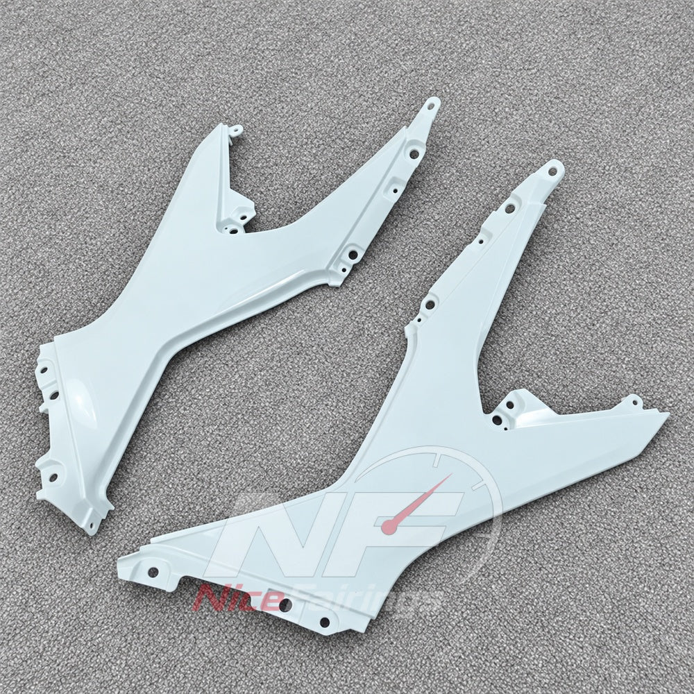 Motorcycle Replacement Fairing Kit Fits 2026-2027 KAWASAKI KLE500 - ABS Plastic Bodywork - White Black | NiceFairings - detail angle image