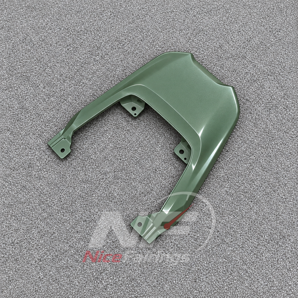Motorcycle Fairing Kit Fits 2026-2027 KAWASAKI KLE500 - Aftermarket ABS Panels - Sage Green | NiceFairings - front angle image