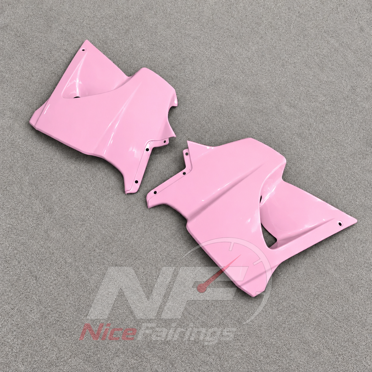Injection-Molded Fairing Kit Fits 1995-2004 KAWASAKI KLE500 - ABS Plastic Bodywork - Pink | NiceFairings - front angle image