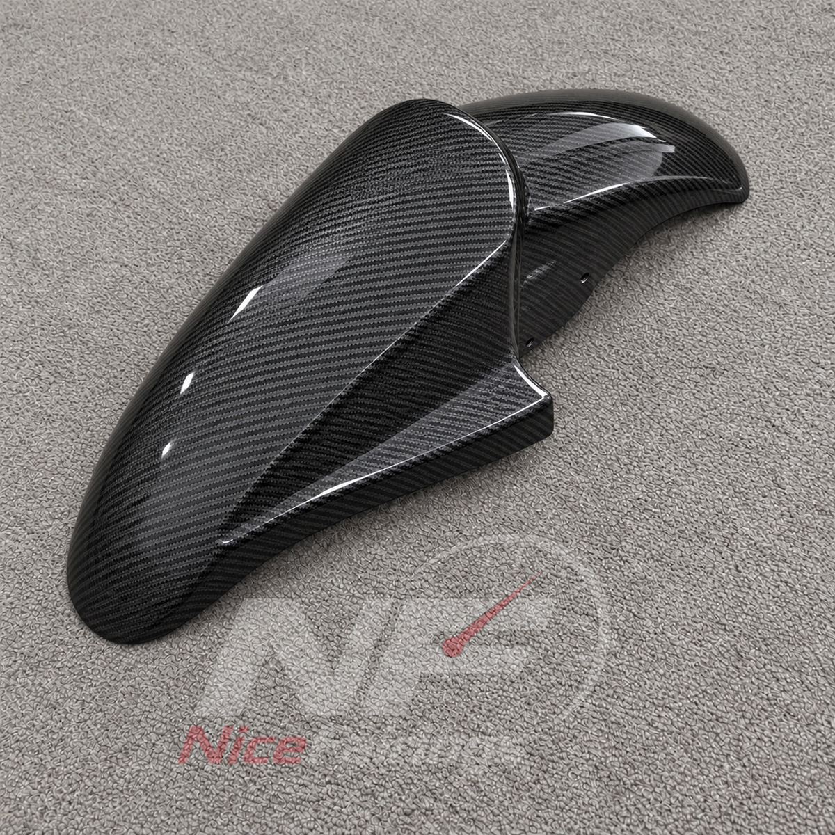 Replacement Fairings Fit 1995-2004 KAWASAKI KLE500 - Injection-Molded ABS Plastic - Black Carbon Fiber Look | NiceFairings - additional angle image