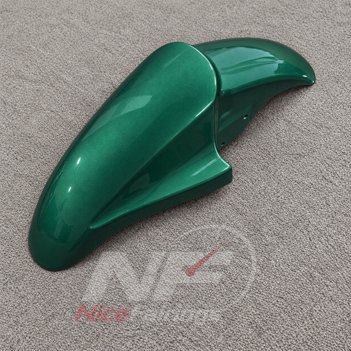 Motorcycle Fairing Kit Fits 1995-2004 KAWASAKI KLE500 - Injection-Molded ABS Plastic - Green | NiceFairings - additional angle image