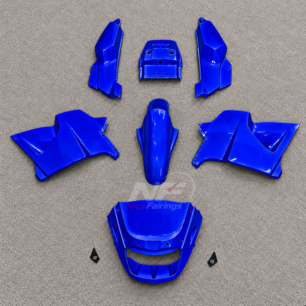 Fairings Kit Fits 1995-2004 KAWASAKI KLE500 - Injection-Molded ABS Plastic - Blue | NiceFairings - main product image