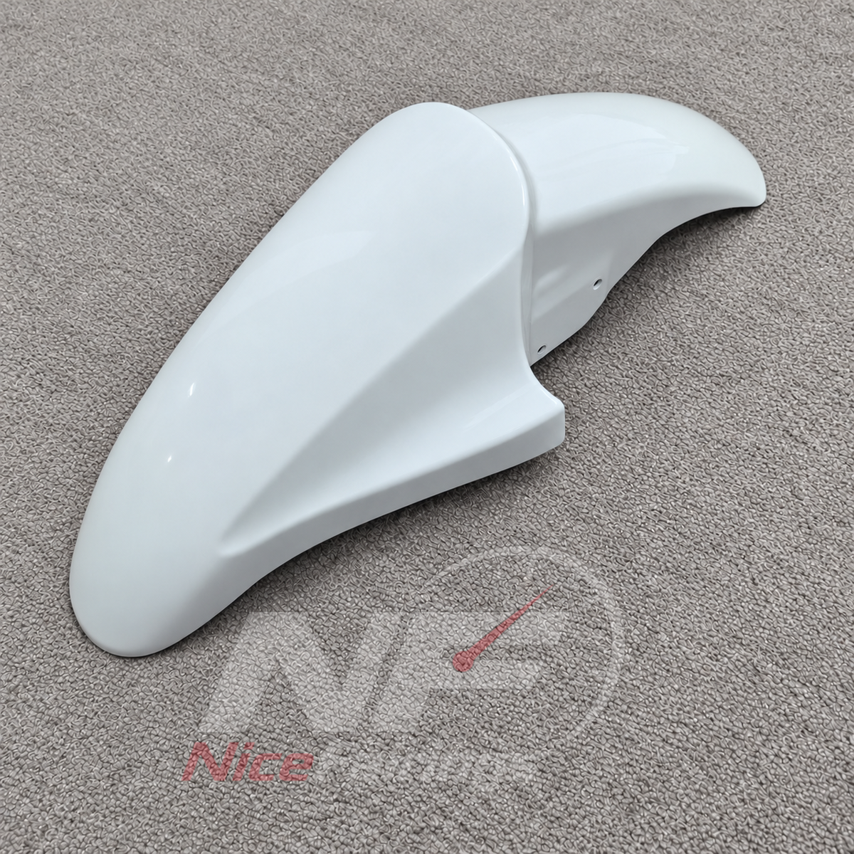 Fairing Kit Fits 1995-2004 KAWASAKI KLE500 - Injection-Molded ABS Plastic - Teal Orange White | NiceFairings - front angle image