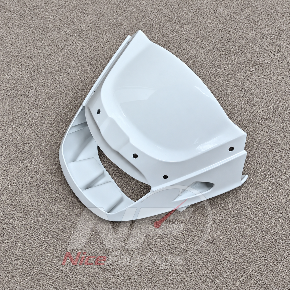 Fairing Kit Fits 1995-2004 KAWASAKI KLE500 - Injection-Molded ABS Plastic - Teal Orange White | NiceFairings - rear angle image