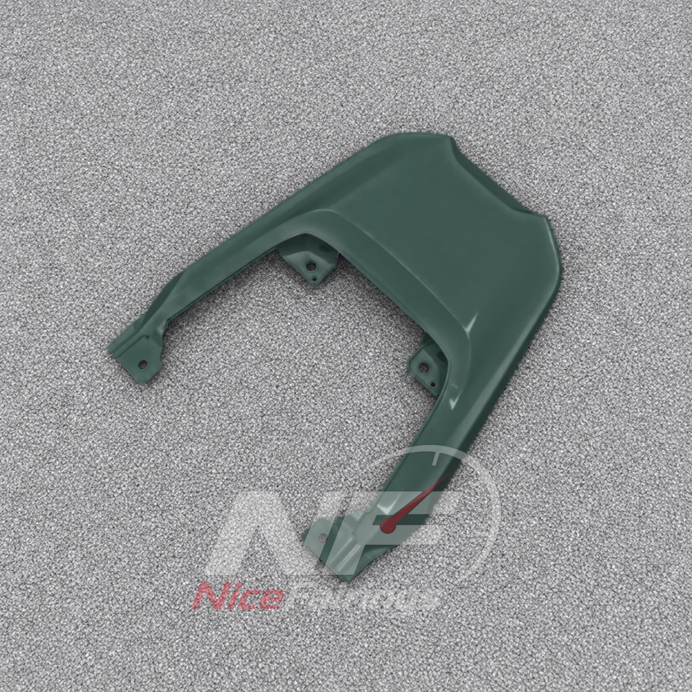 Custom Fairings Fit 2026-2027 KAWASAKI KLE500 - ABS Plastic Fairings - Dark Green | NiceFairings - detail angle image