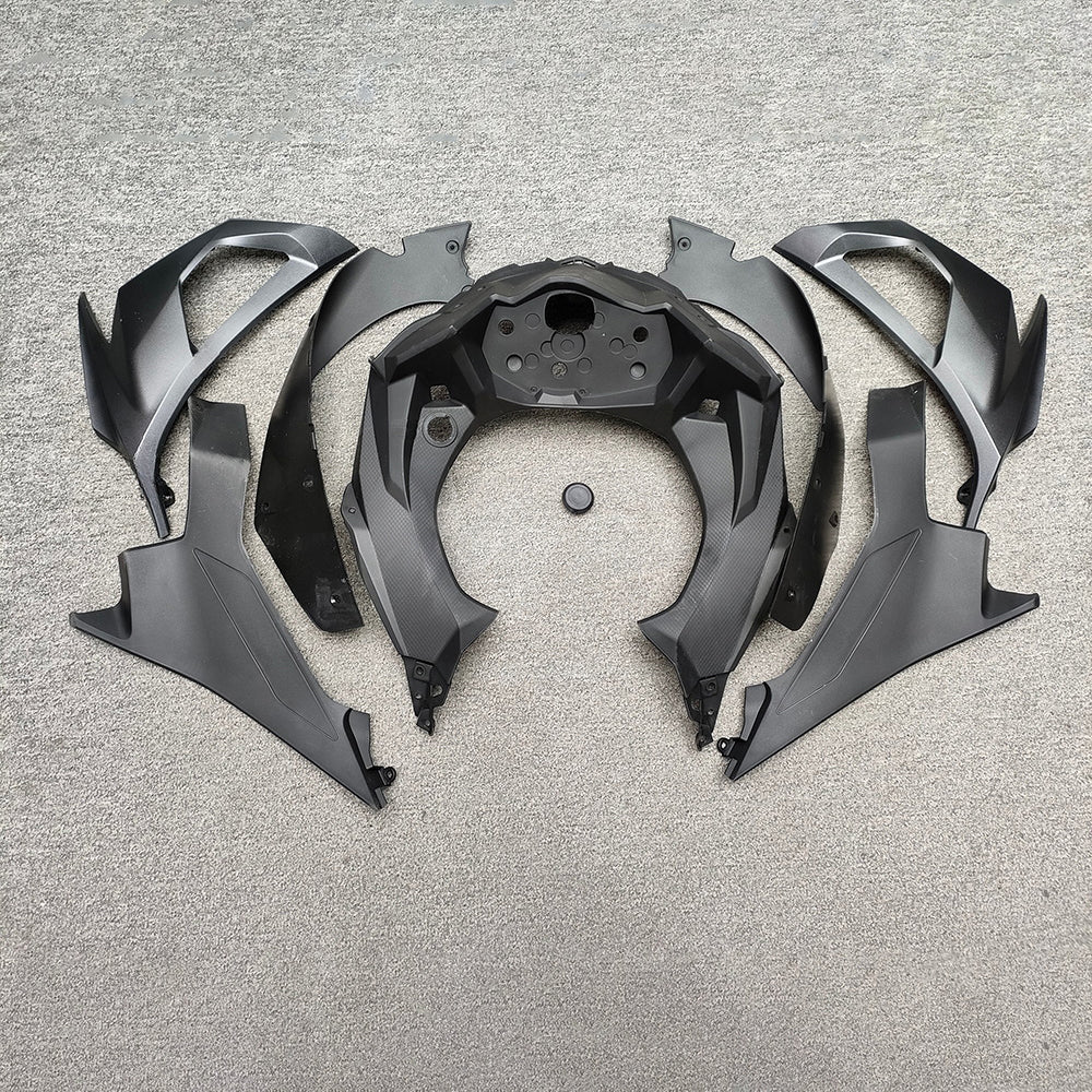 Complete ABS Cowling Panels Kit Fits KAWASAKI Ninja 400 EX400R 2018-2024 - Green Black | NiceFairings - accessories image