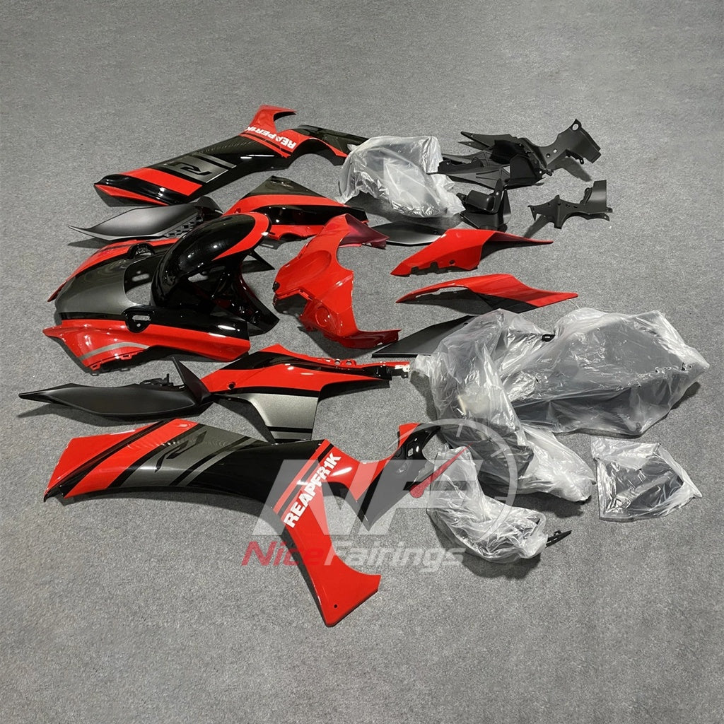 For Yamaha YZFR1 RN65 2020-2025 Red Black Fairings Kit | NiceFairings - front angle image