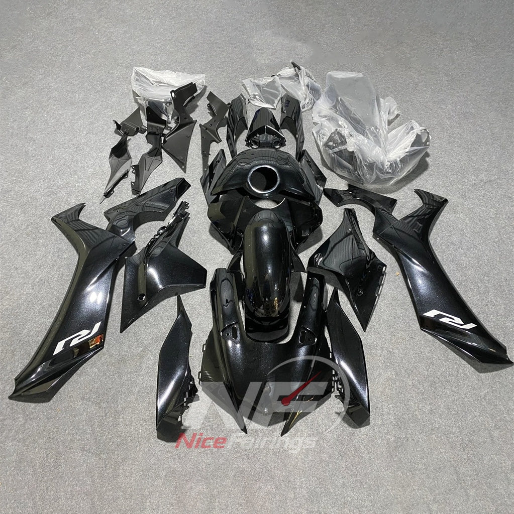 For Yamaha YZFR1 RN65 2020-2025 Black Silver Fairings Kit | NiceFairings - main product image