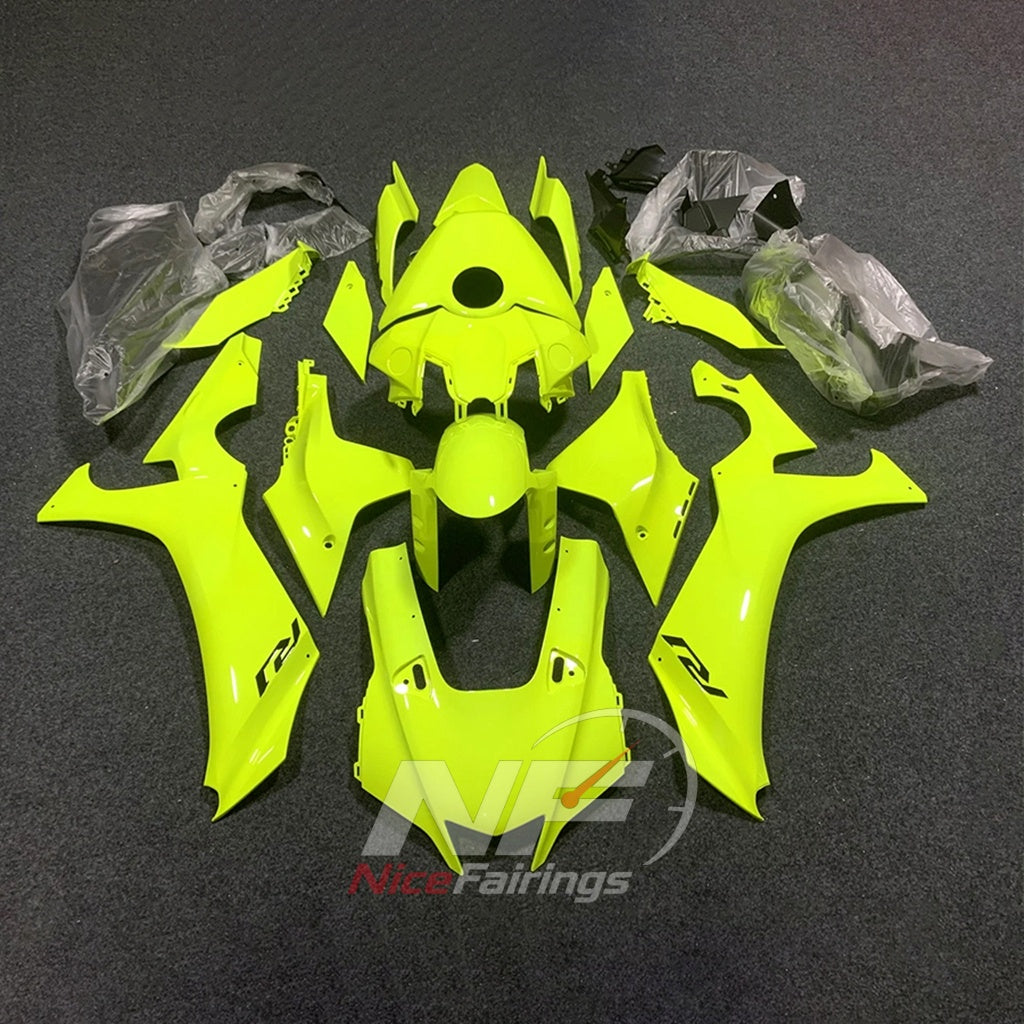 For Yamaha YZFR1 RN65 2020-2025 Blue White Fairings Kit | NiceFairings - paint design NO.7 option image