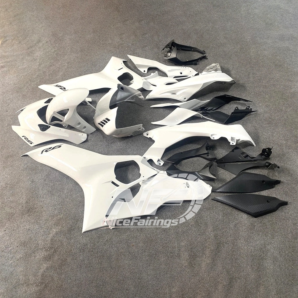 For YAMAHA YZF-R6 2017-2026 YZF R6 17-26 Set Custom Color Pre-Drilled Aftermarket B Fairings Kit | NiceFairings - side angle image