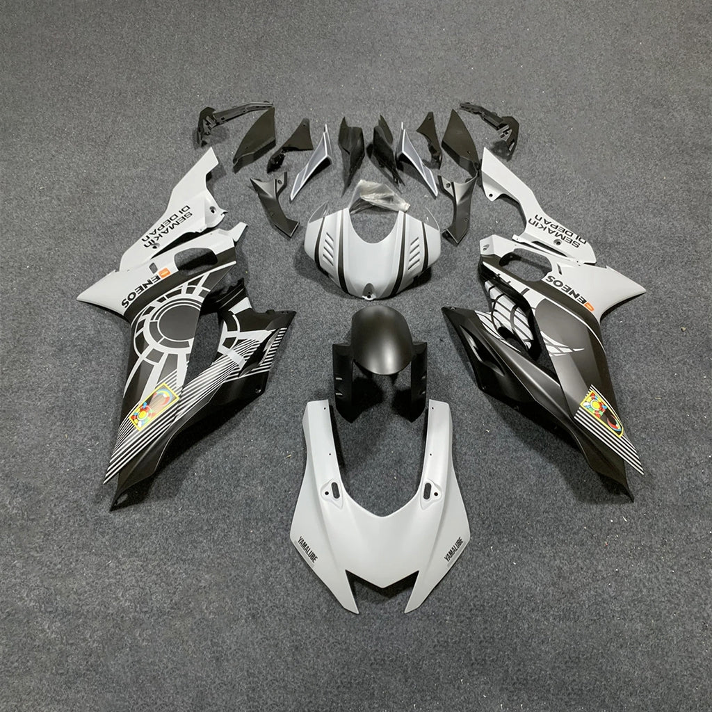 For YAMAHA YZF-R6 2017-2026 100% Fit Aftermarket Custom Painted Heat Shield Fairings Kit | NiceFairings - paint design NO.8 option image