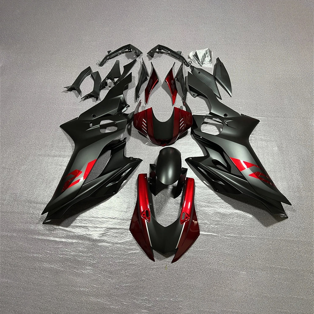 For YAMAHA YZF-R6 2017-2026 R6 Set Pre-Drilled Aftermarket Custom Color B Fairings Kit | NiceFairings - paint design NO.1 option image
