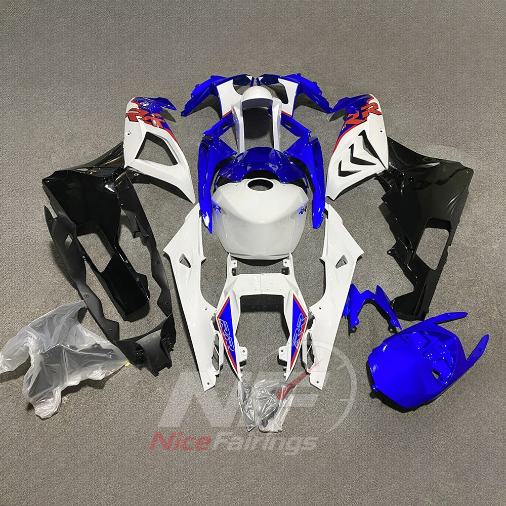 Custom Fairings Fit 2015-2016 BMW S1000RR - Red Black - Tank Cover Included - Injection-Molded ABS Plastic | NiceFairings - paint design NO.6 option image