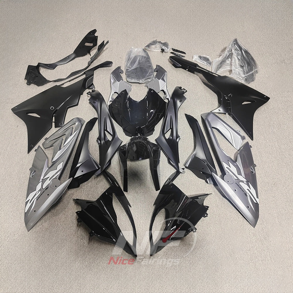 Custom Fairings Fit 2015-2016 BMW S1000RR - Cyan Yellow Red - Injection-Molded ABS Plastic | NiceFairings - paint design NO.3 option image
