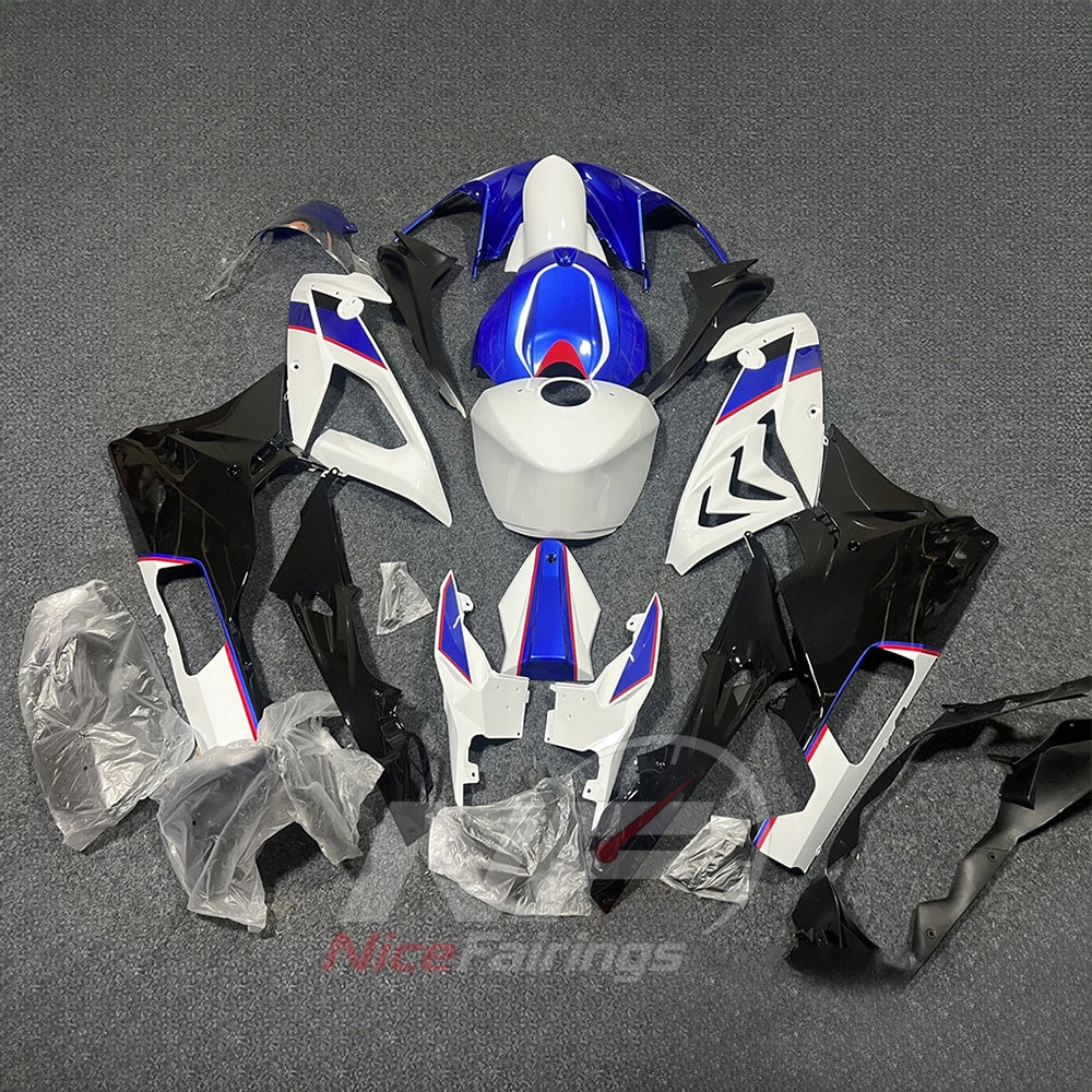 Fairing Kit Fits 2015-2016 BMW S1000RR - Pink Black - Tank Cover Included - Injection-Molded ABS Plastic | NiceFairings - paint design NO.3 option image