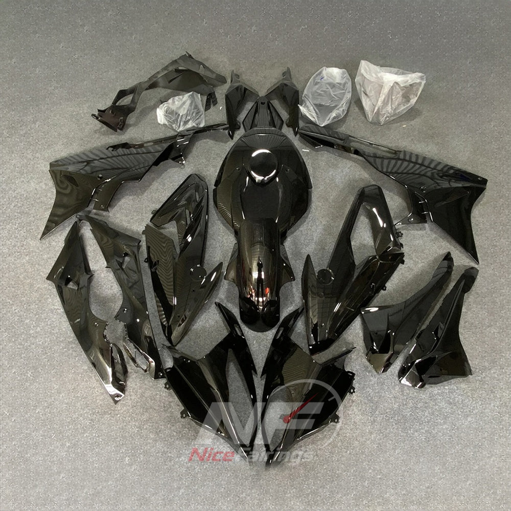 ABS Plastic Fairing Kit Fits 2015-2016 BMW S1000RR - Gray Blue Red Black - Tank and Tail Covers Included - Injection-Molded Bodywork | NiceFairings - paint design NO.4 option image