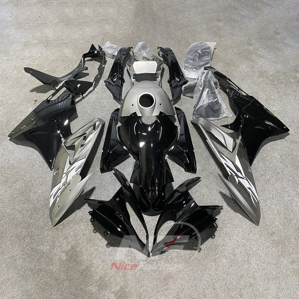 Motorcycle Fairing Kit Fits 2015-2016 BMW S1000RR - White Blue - Tank Cover Included - Injection-Molded ABS Plastic | NiceFairings - paint design NO.2 option image