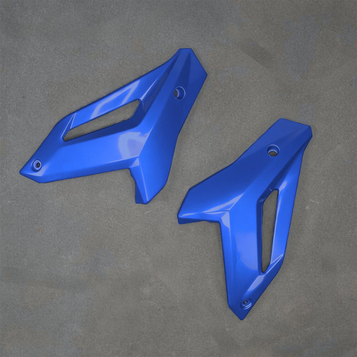 Fairings Kit Fits 2017-2020 BMW S1000R - Replacement ABS Plastic - Blue Yellow Black | NiceFairings - front angle image