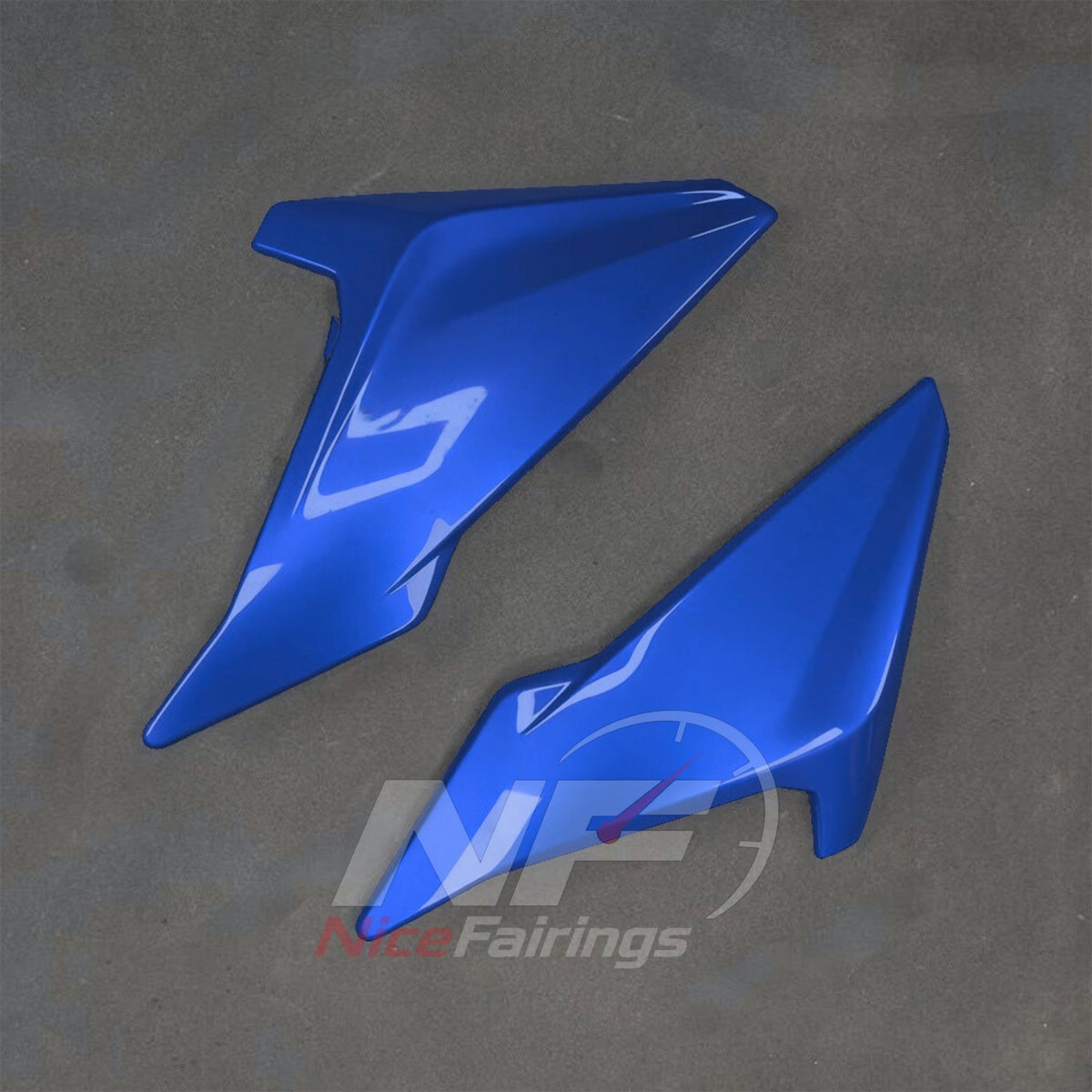 Fairings Kit Fits 2017-2020 BMW S1000R - Replacement ABS Plastic - Blue Yellow Black | NiceFairings - side angle image