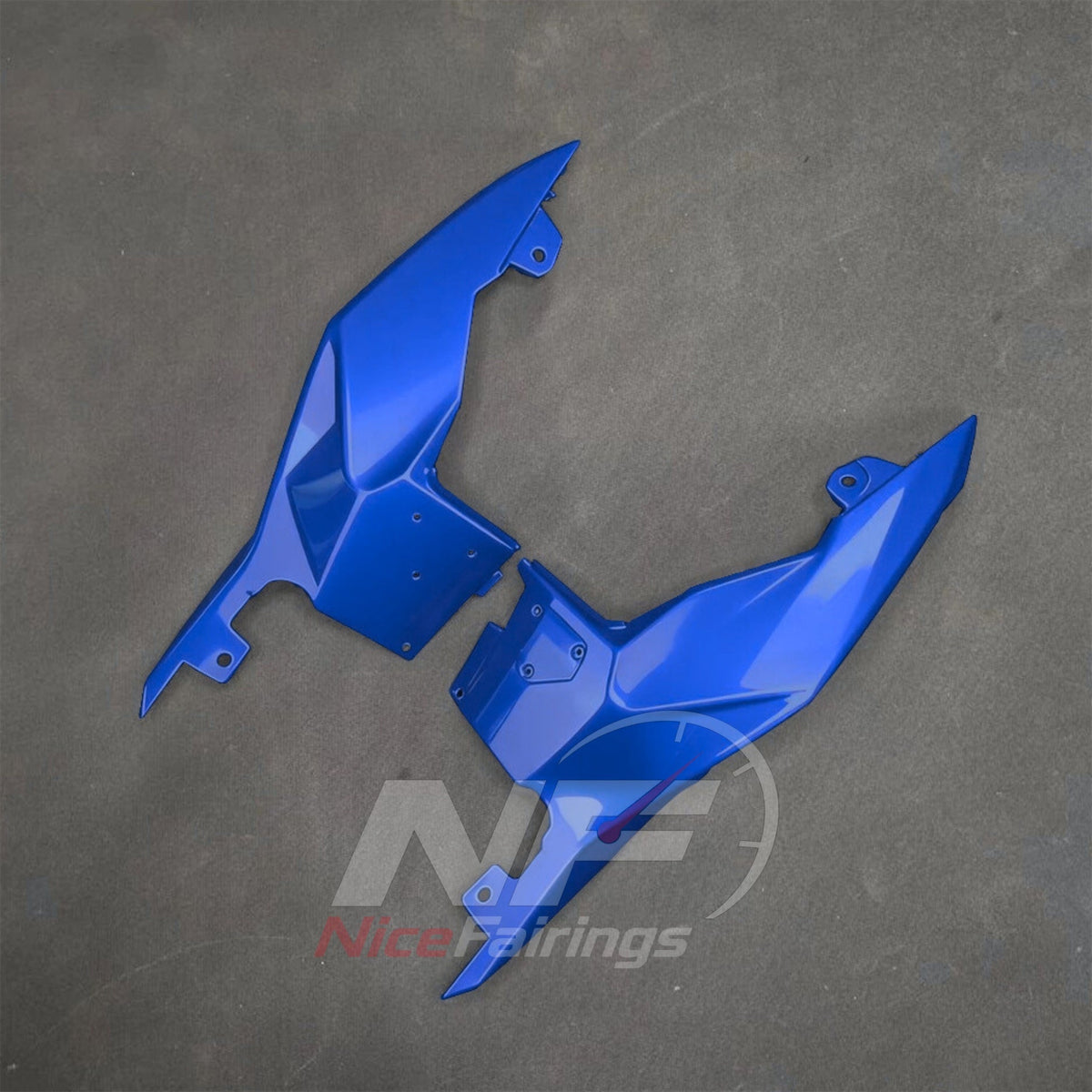 BMW S1000R 2017-2020 Blue Yellow Black fairing kit detail 6