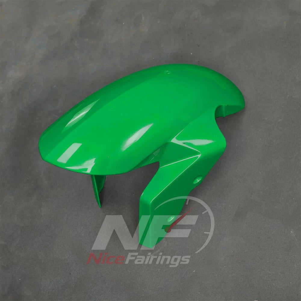 Custom Fairings Fit 2017-2020 BMW S1000R - ABS Fairing Panels - Green Black Yellow | NiceFairings - front angle image