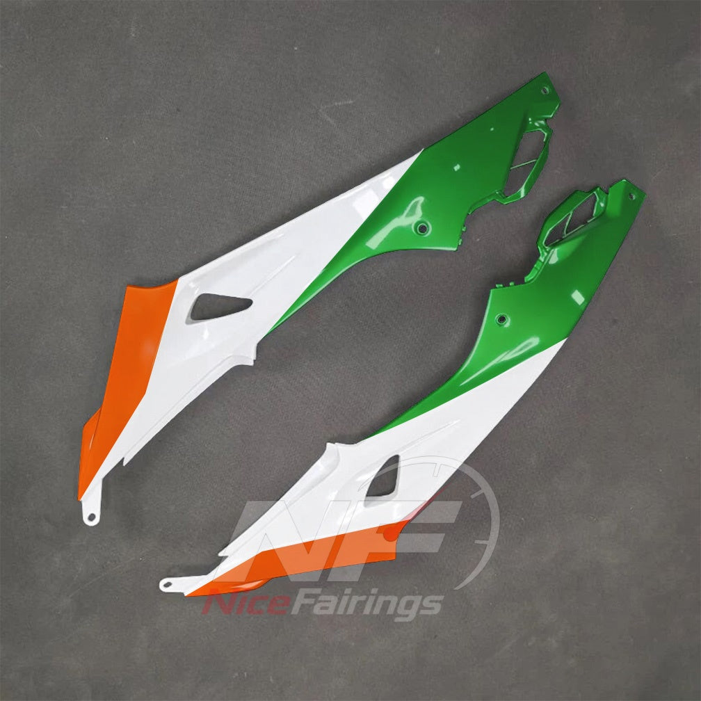 BMW S1000R 2017-2020 Green Orange White fairing kit detail 13