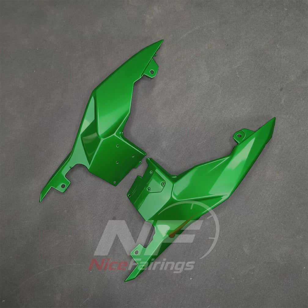 BMW S1000R 2017-2020 Green Orange White fairing kit detail 14
