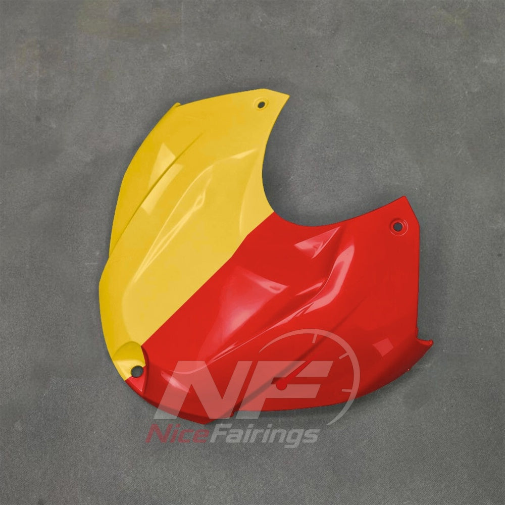 Sportbike Fairing Kit Fits 2017-2020 BMW S1000R - Aftermarket ABS Panels - Yellow Red White | NiceFairings - side angle image