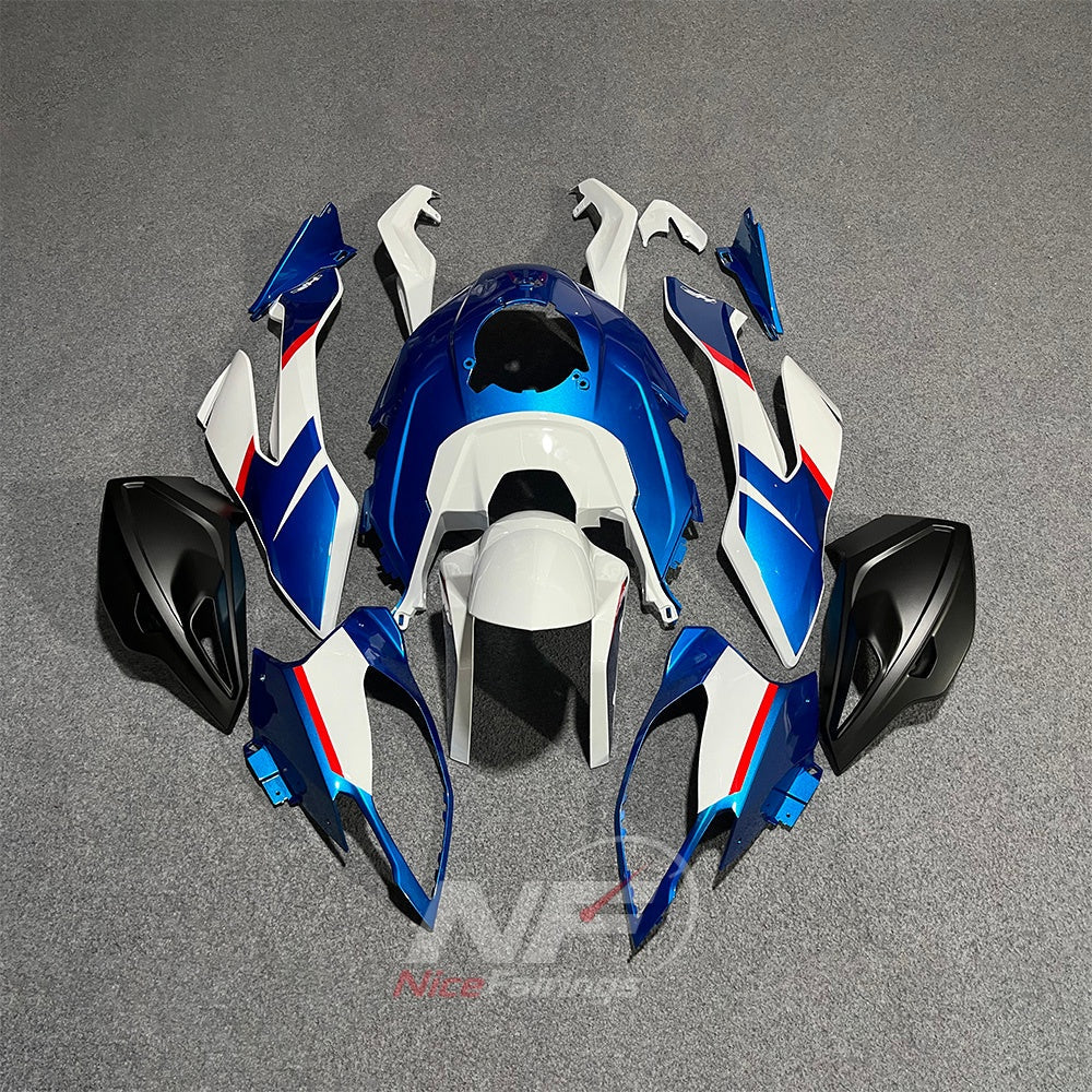 Aftermarket Fairing Kit Fits 2015-2019 BMW S1000XR - Motorcycle ABS Bodywork - Blue White Red | NiceFairings - main product image