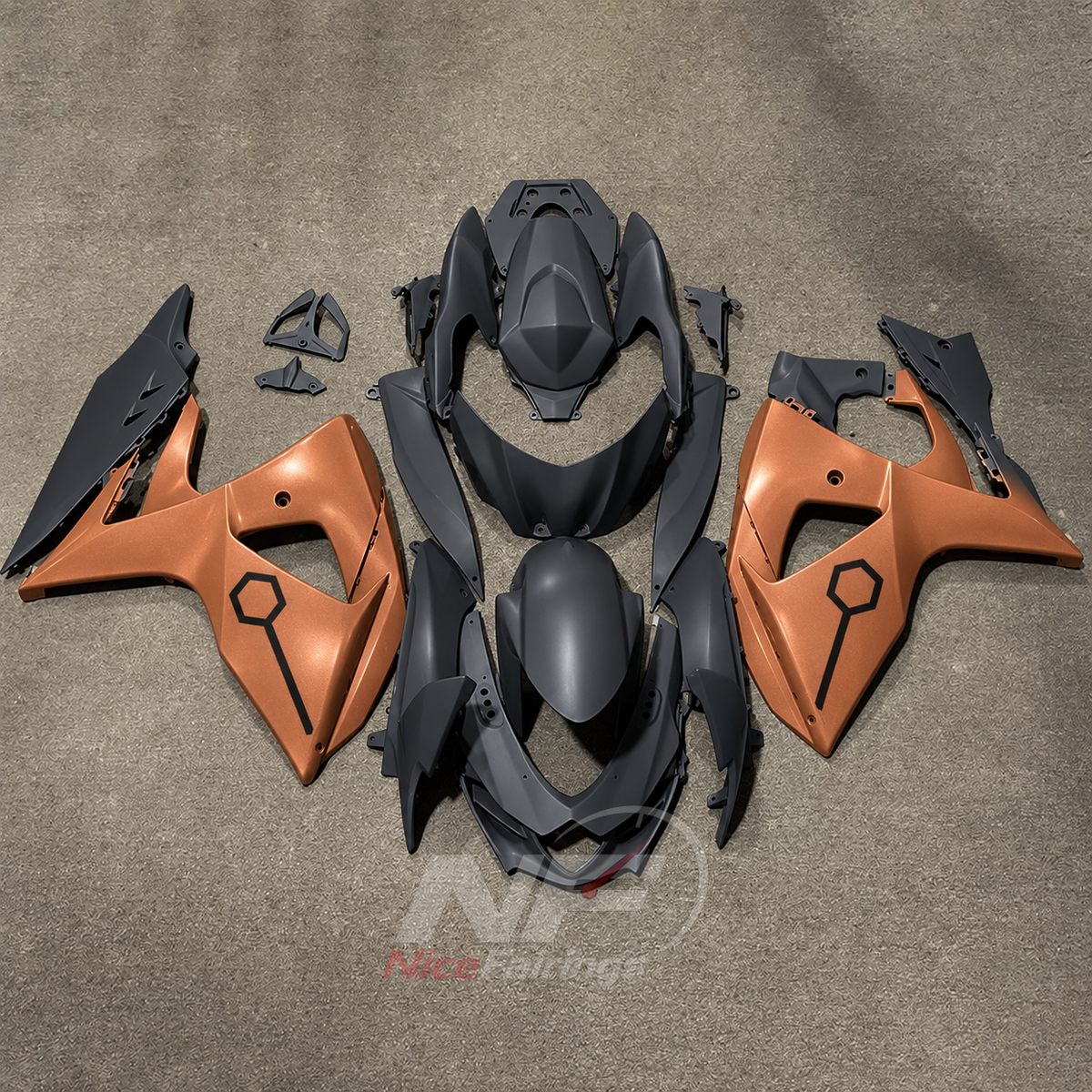 Aftermarket Injection-Molded Cowling Set Fits Suzuki GSX-R1000 K9 2009-2016 | NiceFairings - main product image