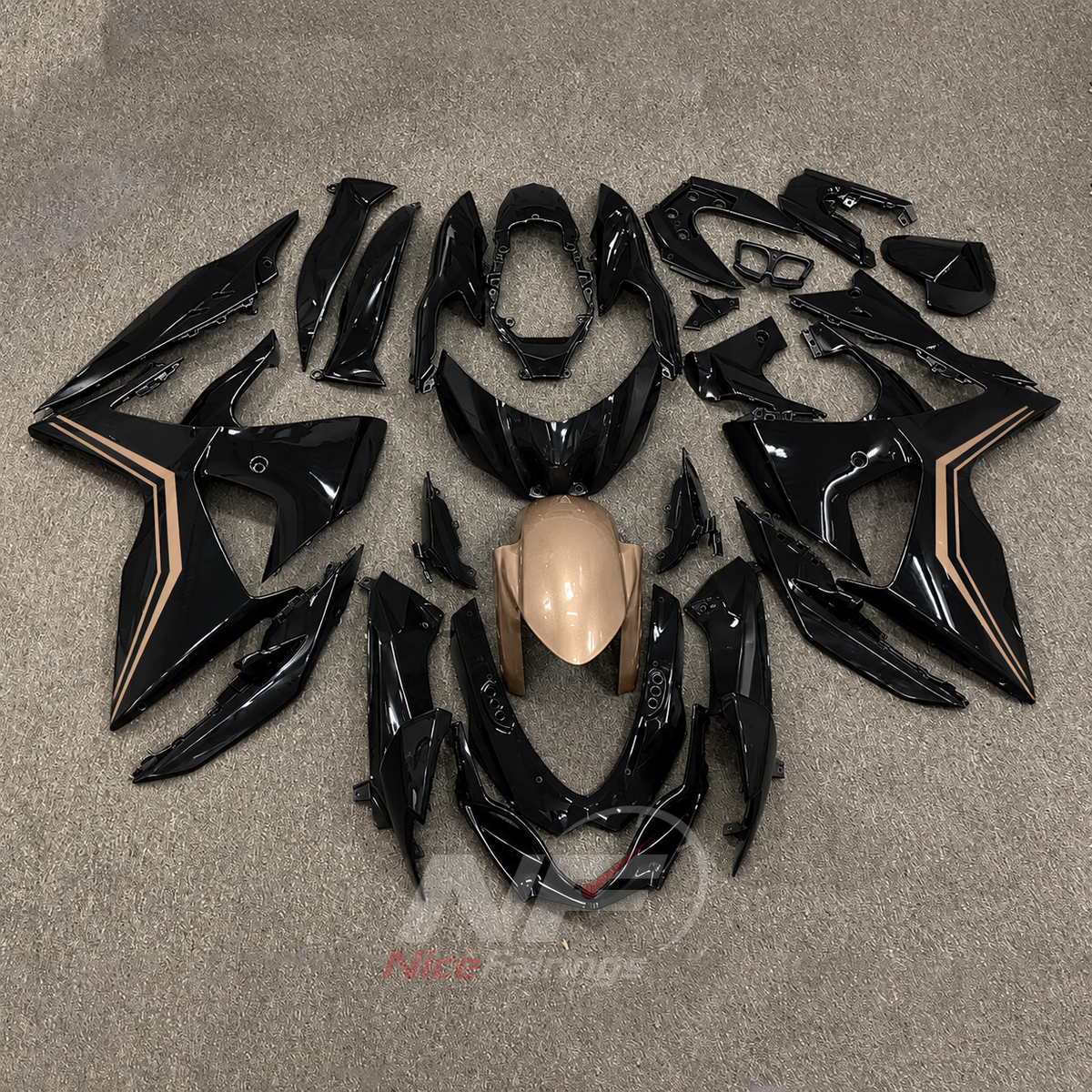 Painted ABS Plastic Cowling Kit Fits Suzuki GSX-R1000 K9 2009-2016 | NiceFairings - main product image