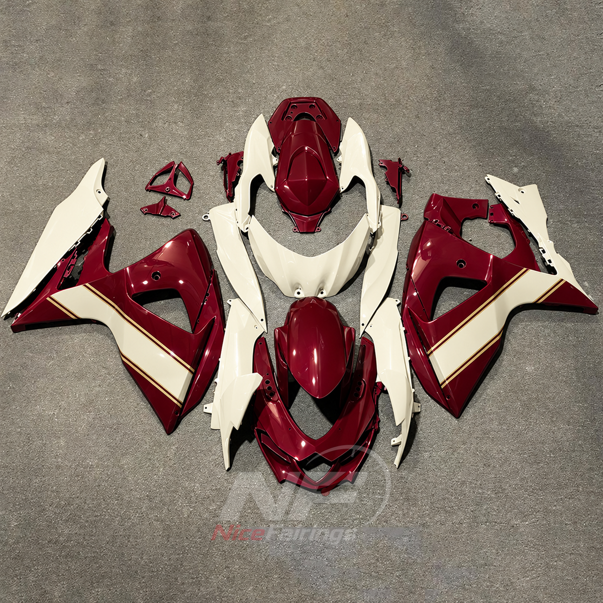 Replacement Sportbike Bodywork Set Fits 2009-2016 Suzuki GSX-R1000 K9 | NiceFairings - main product image