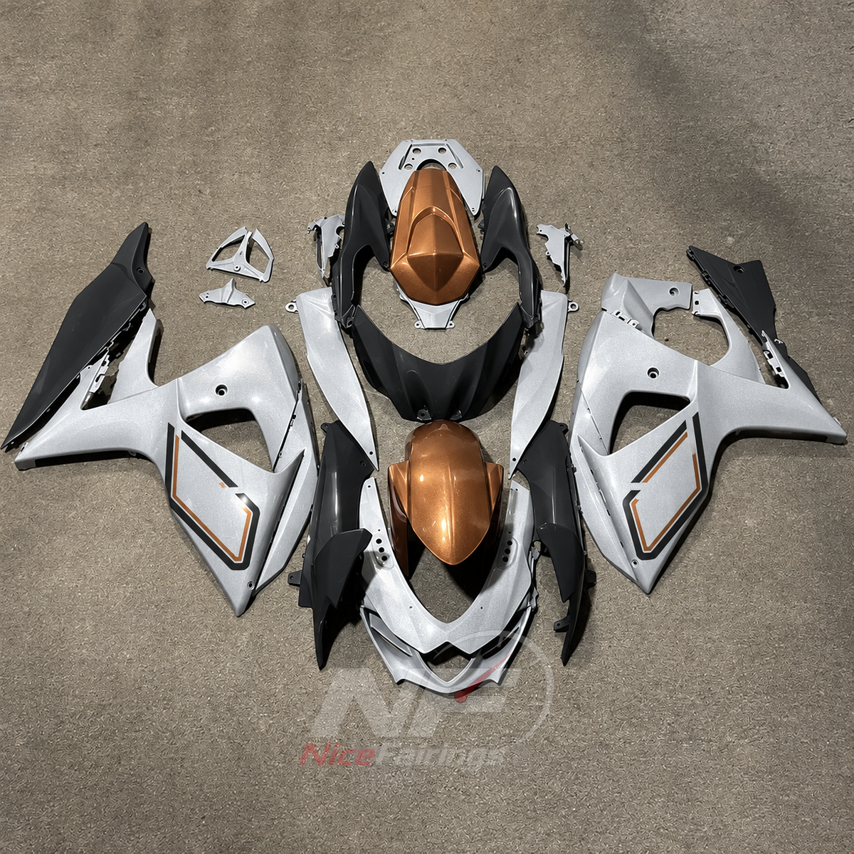 ABS Body Panel Kit Fits Suzuki GSX-R1000 K9 2009-2016 | NiceFairings - main product image