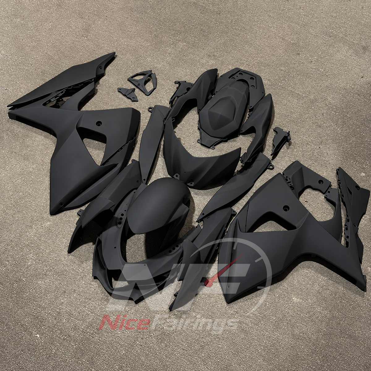 ABS Injection Fairing Kit Compatible with Suzuki GSX-R1000 K9 2009-2016 | NiceFairings - front angle image